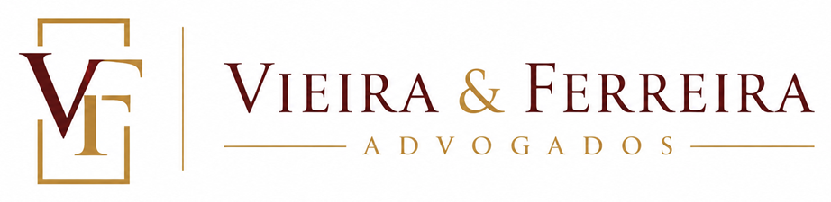 Logo Vieira & Ferreira — Monograma Clássico com Colunas