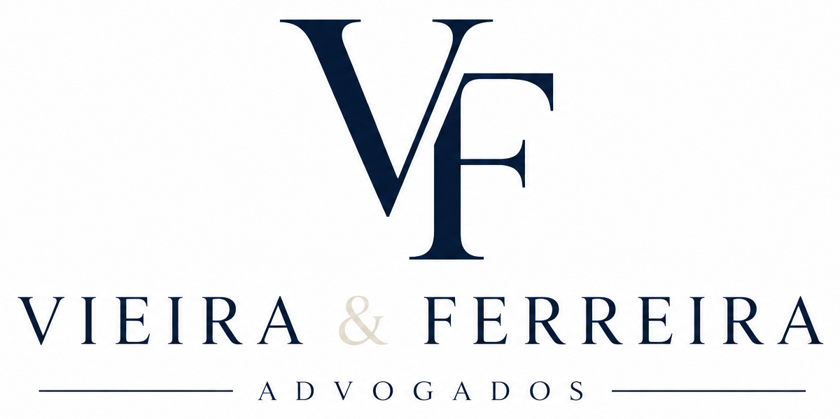Logo Vieira & Ferreira — Clássico Azul