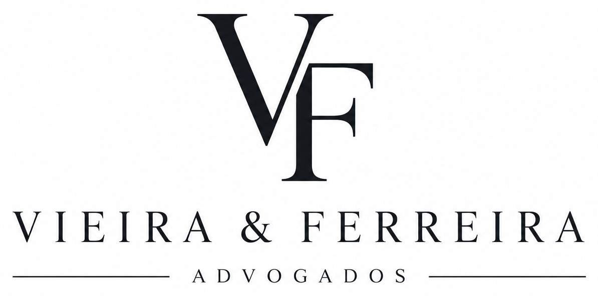 Logo Vieira & Ferreira — Monocromático