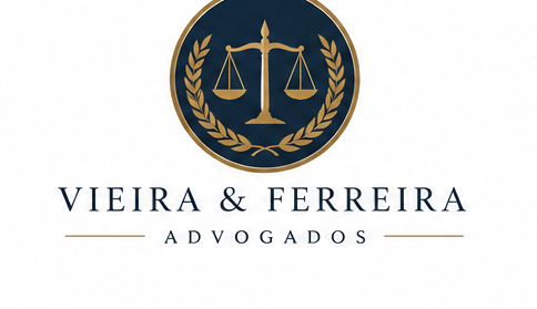 Logo Vieira & Ferreira — Selo com Louros