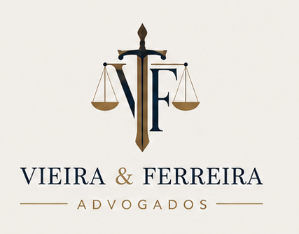 Logo Vieira & Ferreira — Espada e Balança