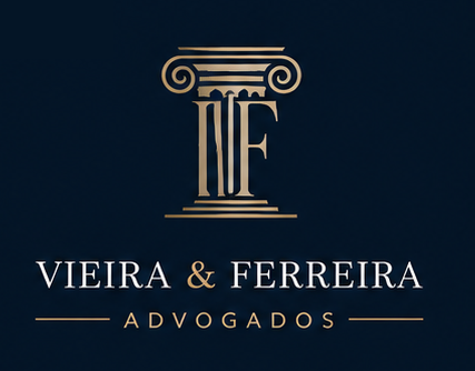 Logo Vieira & Ferreira — Capitel Jônico