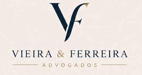 Logo Vieira & Ferreira — Monograma Simples em Verde
