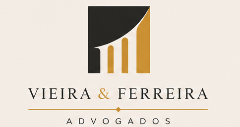 Logo Vieira & Ferreira — Barras Ascendentes