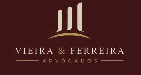 Logo Vieira & Ferreira — Barras em Bordô