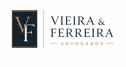 Logo Vieira & Ferreira — Moldura Retangular