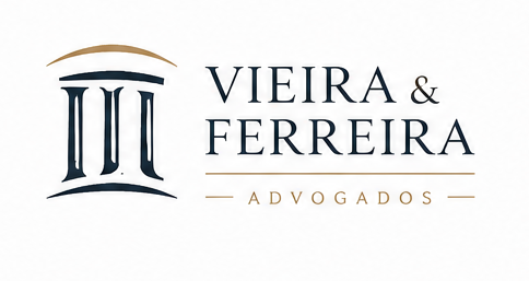 Logo Vieira & Ferreira — Três Colunas